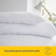 image 3 of Silentnight Cooler Summer 4.5 Tog Duvet, Hypoallergenic, Made in the UK, Single