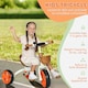 image 3 of Toddler Tricycle with Front Basket for Ages 2-5 Years Boys and Girls, Orange