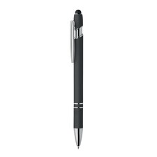 MidOcean Siparo Aluminium Stylus Pen | Black | Black | 14cm x 1cm | 1
