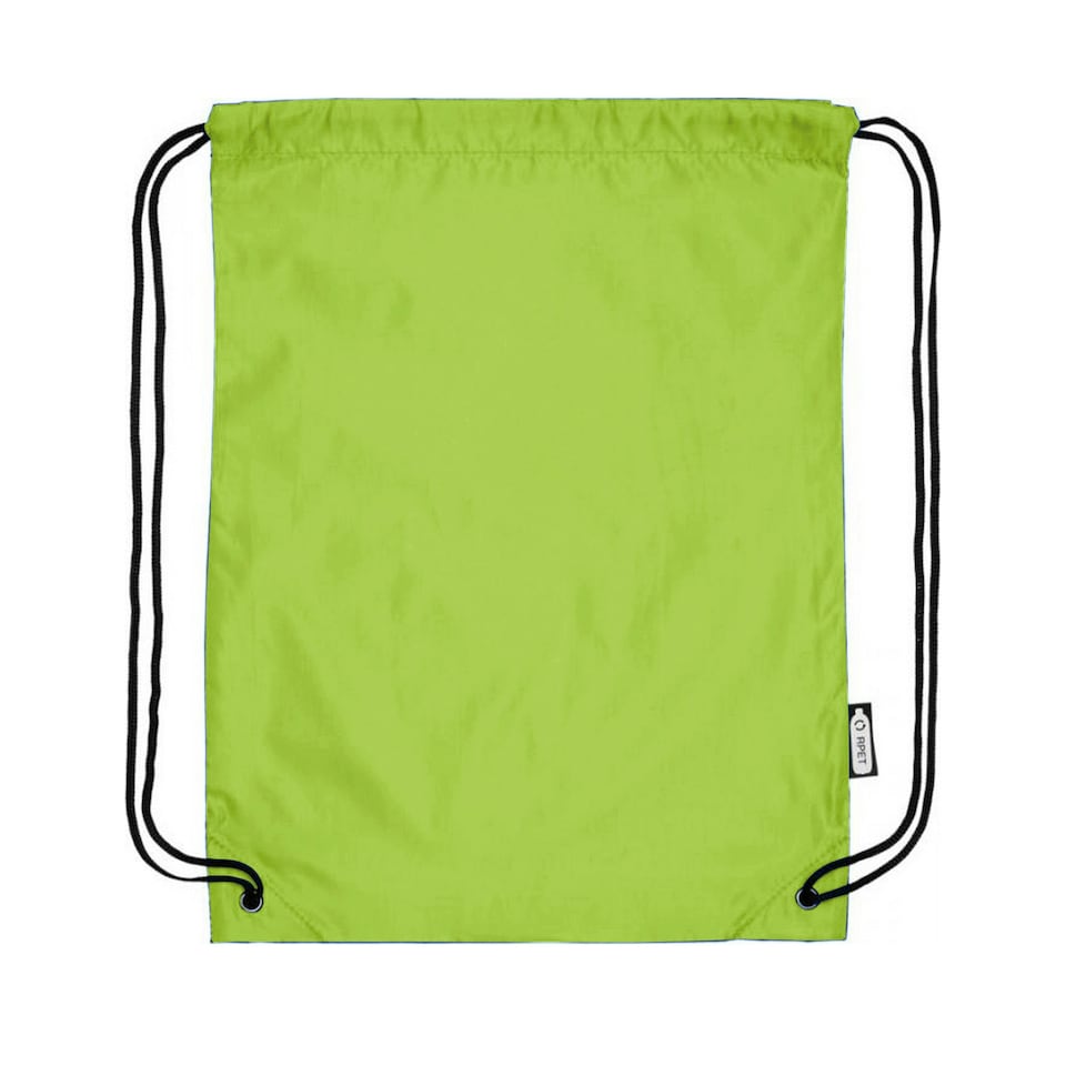 image 1 of Bullet Oriole Recycled Drawstring Backpack - Lime - One Size