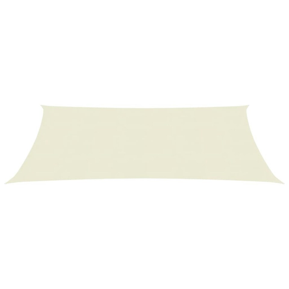 Sunshade Sail 160 g/m¬≤ Cream 2.5x5 m HDPE Tesco Groceries
