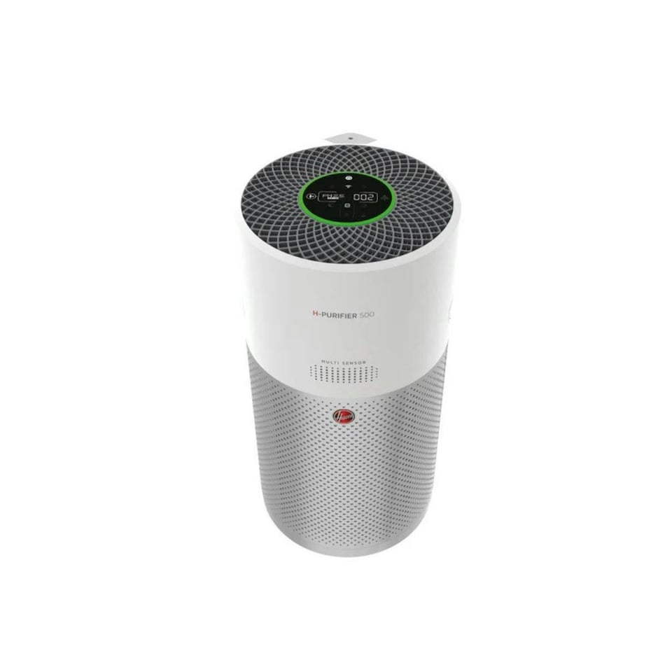 image 1 of Hoover 500 Air Purifier with Fast Acting H-TRIFILTER and Diffuser White