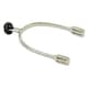 image 3 of Lorina Rubber Spur Roller - Silver/Black - 30mm