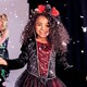 image 3 of Vampiress Deluxe Girls Fancy Dress Costume Kids Large - Age 10-12
