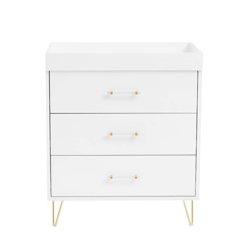 image 1 of Babymore Kimi Nursery Chest Changer - Acrylic