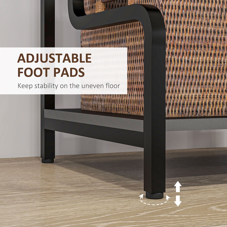 image 1 of HOMCOM 3-Tier Printer Stand with Storage Shelves, Printer Table, 55 x 40 x 77cm Printer Shelf for Home Office, Study, Black