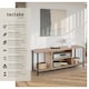 image 2 of TV Stand - lowboard cabinet with 4 compartments, adjustable shelf | Brown | industrial wood light, oak Sonoma | 120 x 40 x 50,50 cm | 1