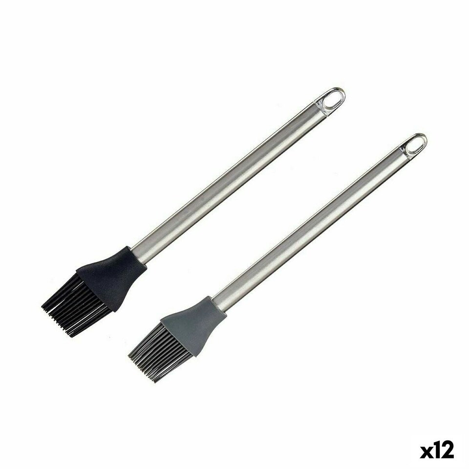 image 1 of Kitchen Brush Kinvara KT3657(T/C)HB Silicone Stainless steel 28 x 4,5 X 2 cm (12 Units)