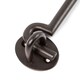 image 2 of Hammer & Tongs Rustic Cabin Hook and Eye - W165mm - Black