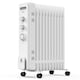 image 1 of VonHaus Oil Filled Radiator 11 Fin Portable Electric Heater White
