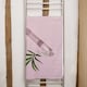 image 2 of Botanical leaf on pink Designer Bath Towel | Multi