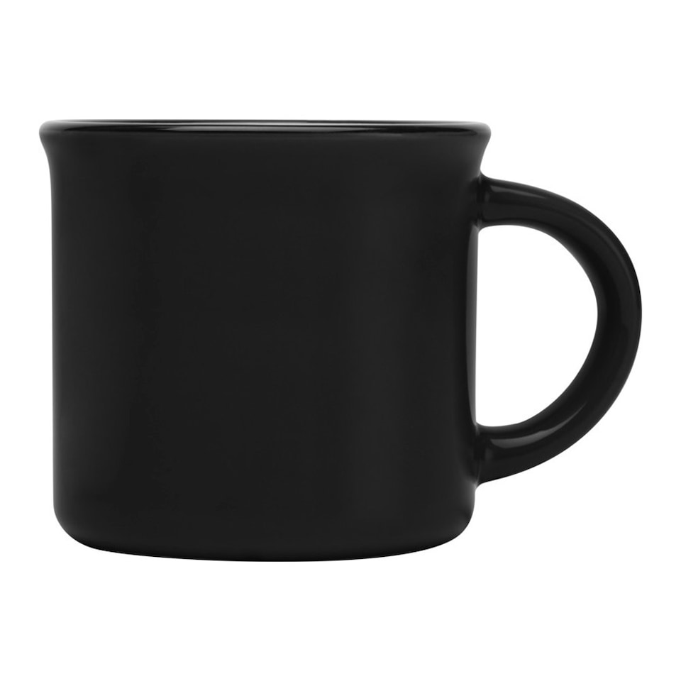image 1 of Bari Ceramic 240ml Mug - Solid Black - One Size