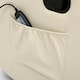 image 4 of Caesar Bonded Leather Recliner Rocking Swivel Heat & Massage Chair (Cream)