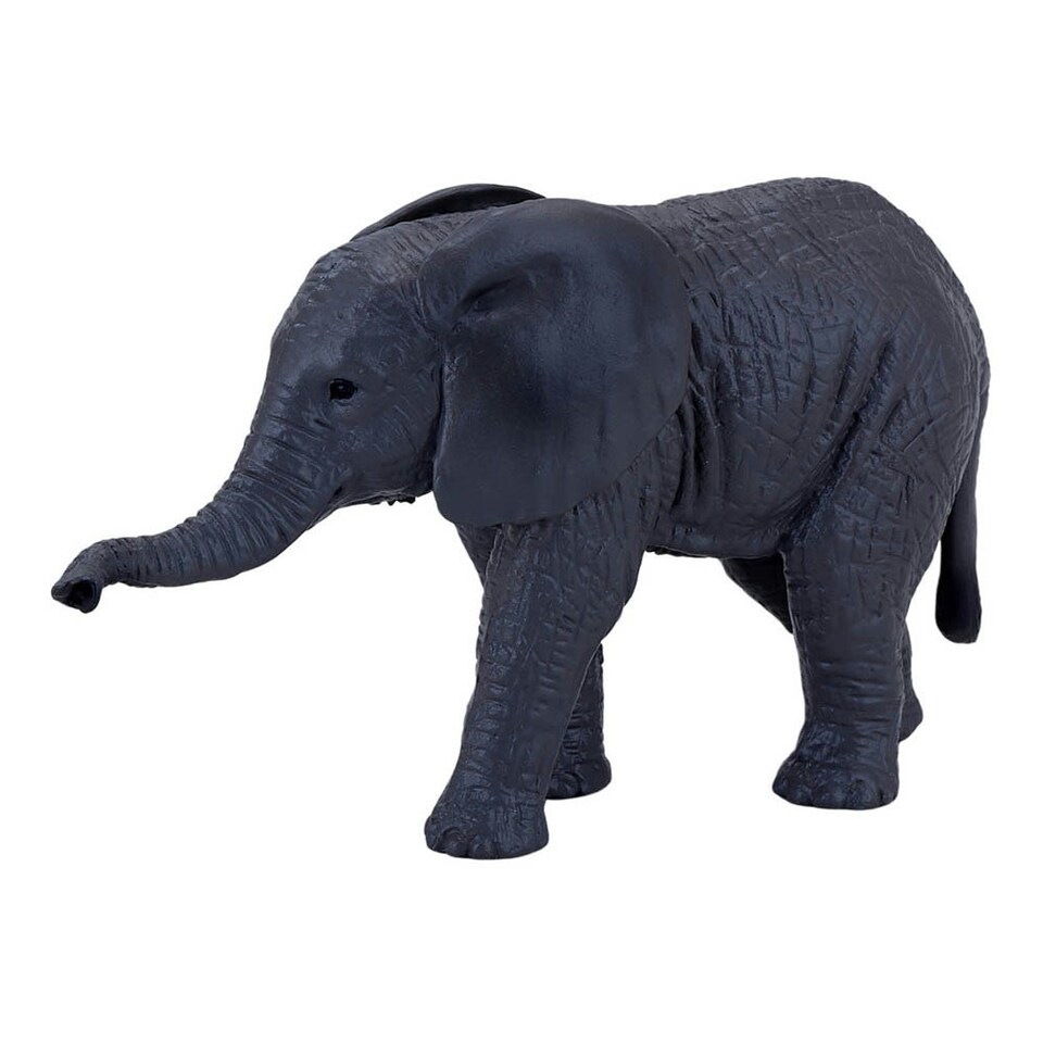 image 1 of MOJO Wildlife & Woodland African Elephant Calf Toy Figure, Grey (387190)