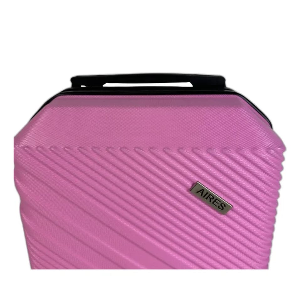 image 1 of Travel in Style: The Durable & Colorful Carry-On Collection-Dimensions with Wheels and without Wheels - Baby Pink