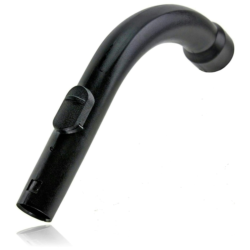 image 1 of SPARES2GO Wand Handle Bend Hose End compatible with MIELE Vacuum S8 S8310 S8320 Cat & Dog S8340 TT5000 Black