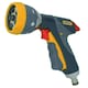 image 2 of Hozelock Multi Spray Gun Pro Water Hose Pipe 7 Function Metal & 3 Fittings