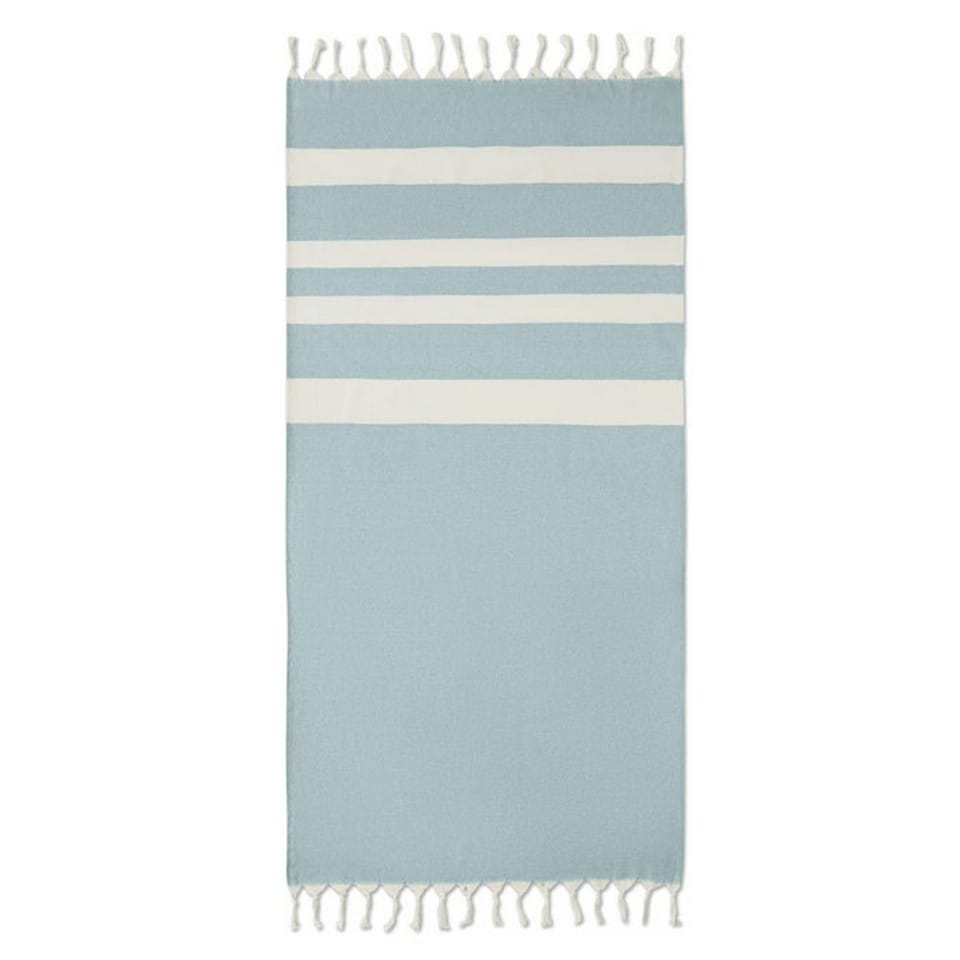 image 1 of MidOcean Agoura Hammam Towel - Blue - One Size Blue