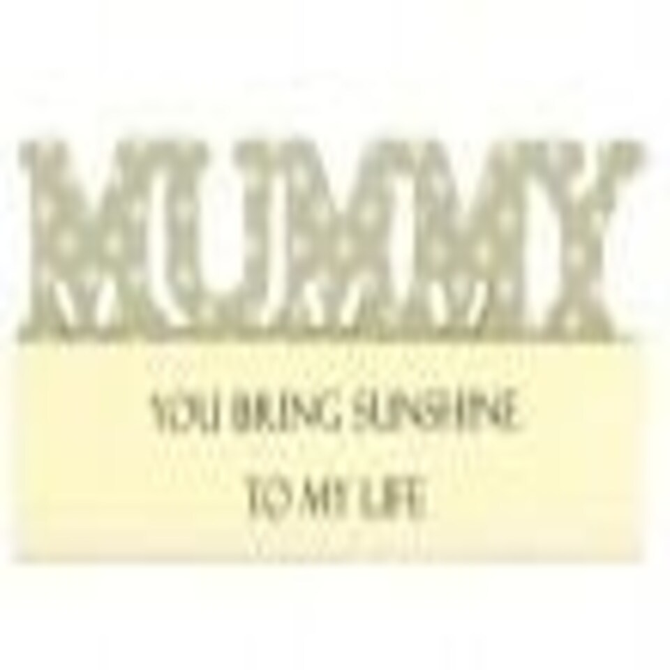 image 1 of Mummy Sentiment Sign Block , Ideal Gift For Any Occasion
