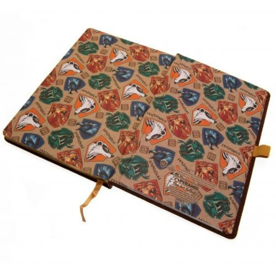 image 1 of Harry Potter Premium Spinner Notebook - Brown - 21cm x 14cm