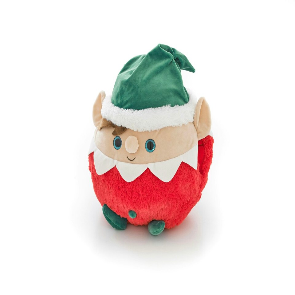 image 1 of Soft Cuddly Giant Handwarmer Cozy Christmas Elf