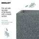 image 6 of Textured Concrete Effect Square Grey Outdoor Planter W49.5 H50.5 L49.5 cm, 123.7 ltrs Cap.