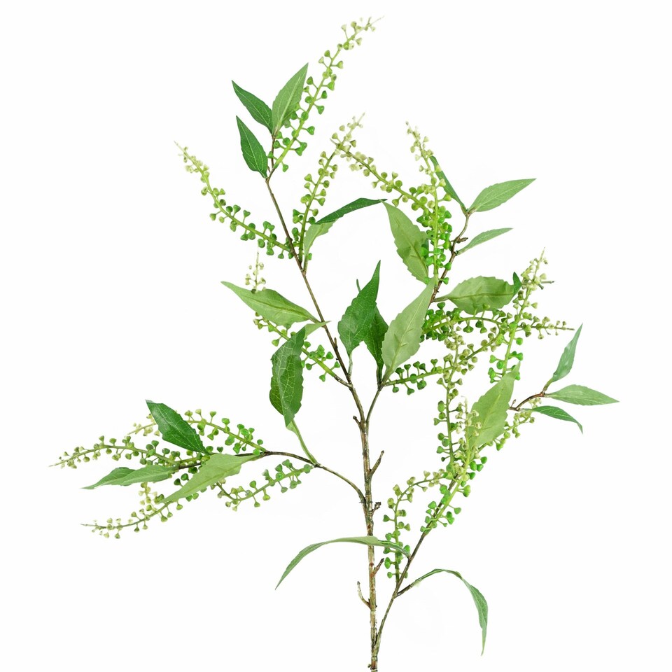 image 1 of 85cm Artificial Green Foliage Spray