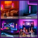 image 7 of Emitto 2x Smart RGB LED Light Bar Ambient Lamp Color Changing Music TV Backlight