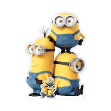 Group Minions 2 Kevin Bob and Stuart Lifesize Cardboard Cutout 131cm