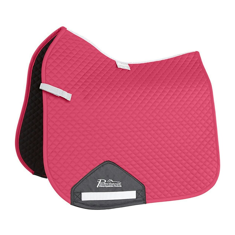 Performance Dressage Horse Saddlecloth - Raspberry - 17in - 18in