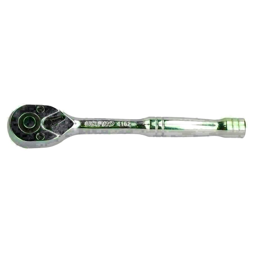 image 1 of 1/4" Drive Metric Shallow + Deep 6 Sided Sockets 4 - 14mm + 72 Teeth Ratchet