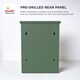 image 8 of SMART PARCEL BOX® Medium Front Access | Green | 1