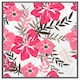 image 3 of Red & pink floral (Picutre Frame) Brown | S