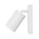 image 2 of Modern Designer LED Powered Matt White Metal Spot Wall Light Fixture with Switch | White | White | 1