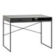image 1 of Seaford 1 Drawer Office Desk in Ash Black