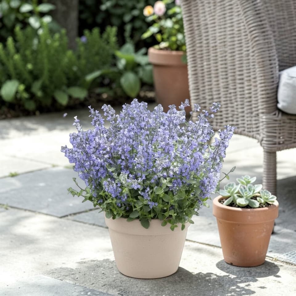 image 1 of Carbeth Plants 2 x Nepeta Faassenii Purrsian Blue - Hardy Catmint Perennial with Lavender Blue Flowers | Multi