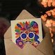 image 3 of Awesome Colourful Trippy Hippy Dad Birthday Card