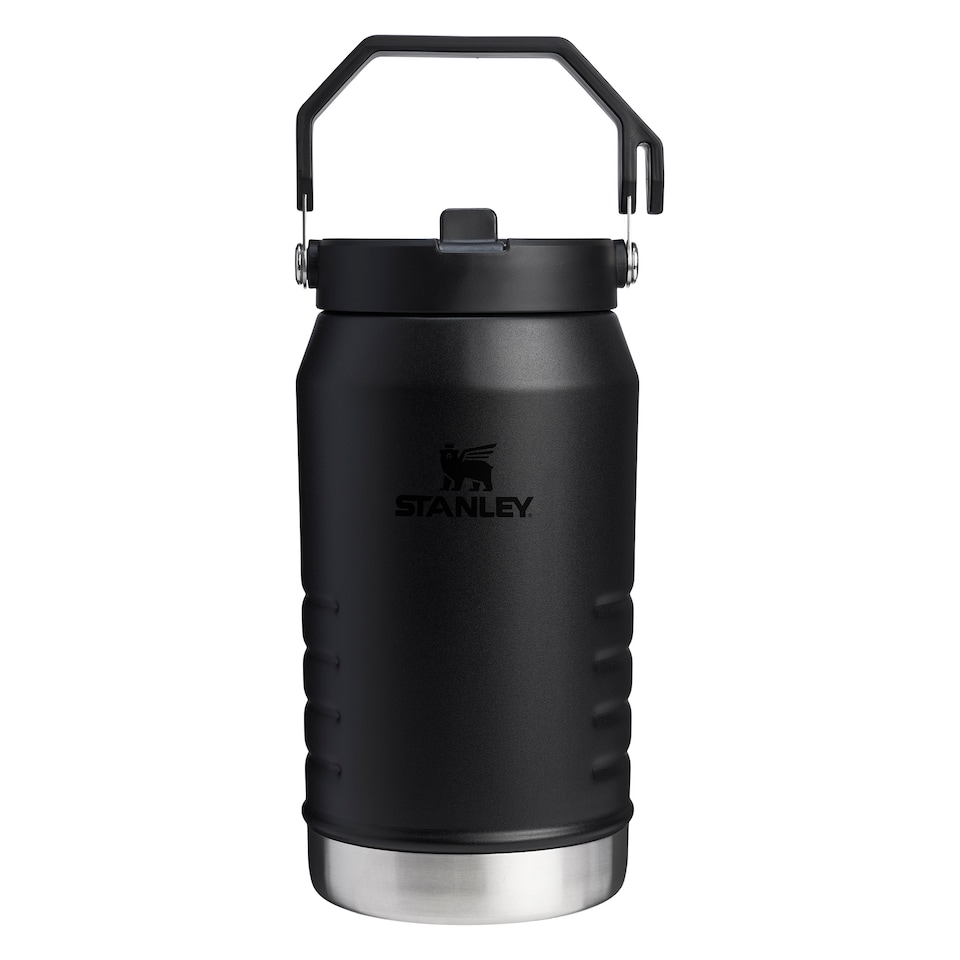 image 1 of IceFlow Flip Straw 2.0 Jug 1.9L Water Bottle | Black | Black | Not provided