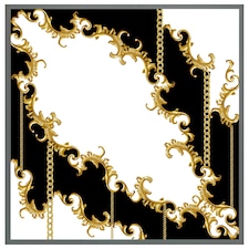 Baroque (Picture Frame) Grey | M