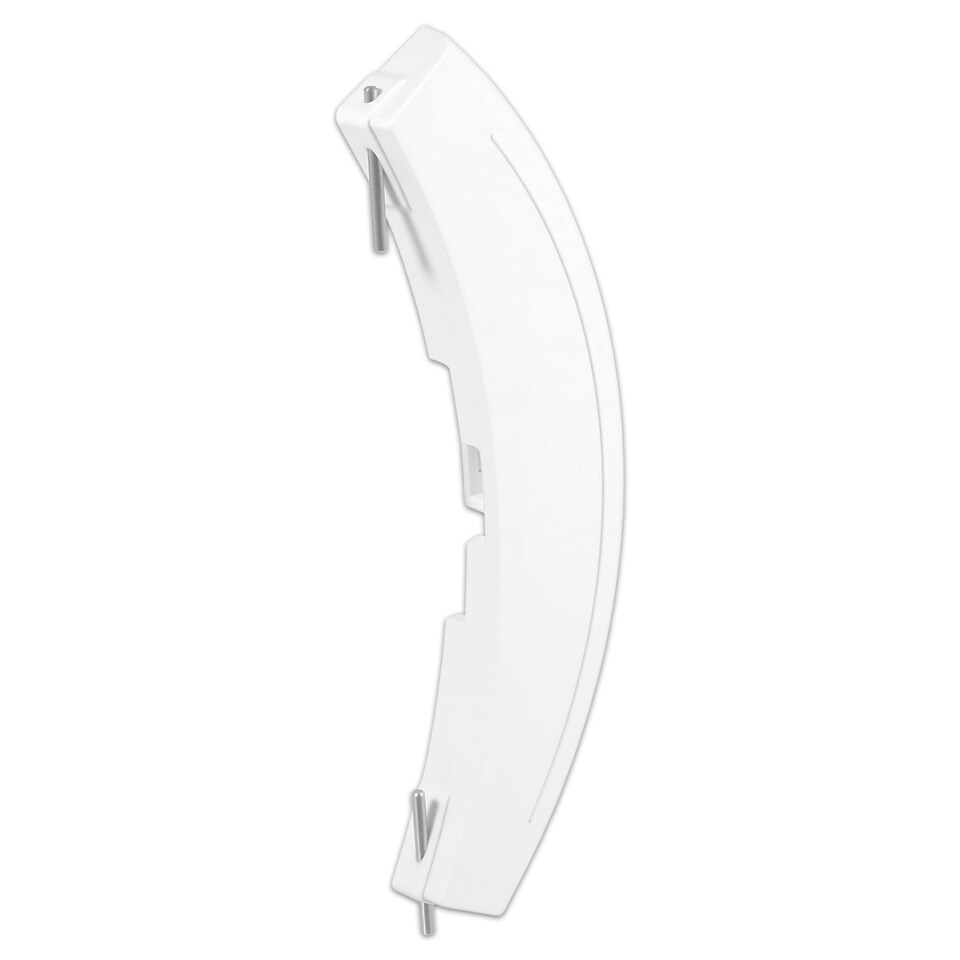 image 1 of SPARES2GO Door Handle for Bosch for Neff for Siemens Washing Machine 10009732 266751 641104 648581 (White)