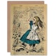 image 1 of Upcycle Dictionary Alice Wonderland Birthday Card