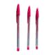 image 1 of Box of 50 Pink Ballpoint Pens Smooth Glide by Janrax