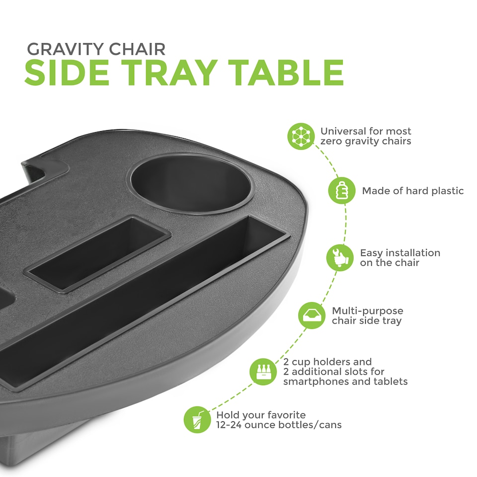 image 1 of Gravity Chair Side Table Grey