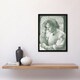 image 2 of Richard Roland Holst Framed Wall Art Pencil Portrait of Henriette Home Décor