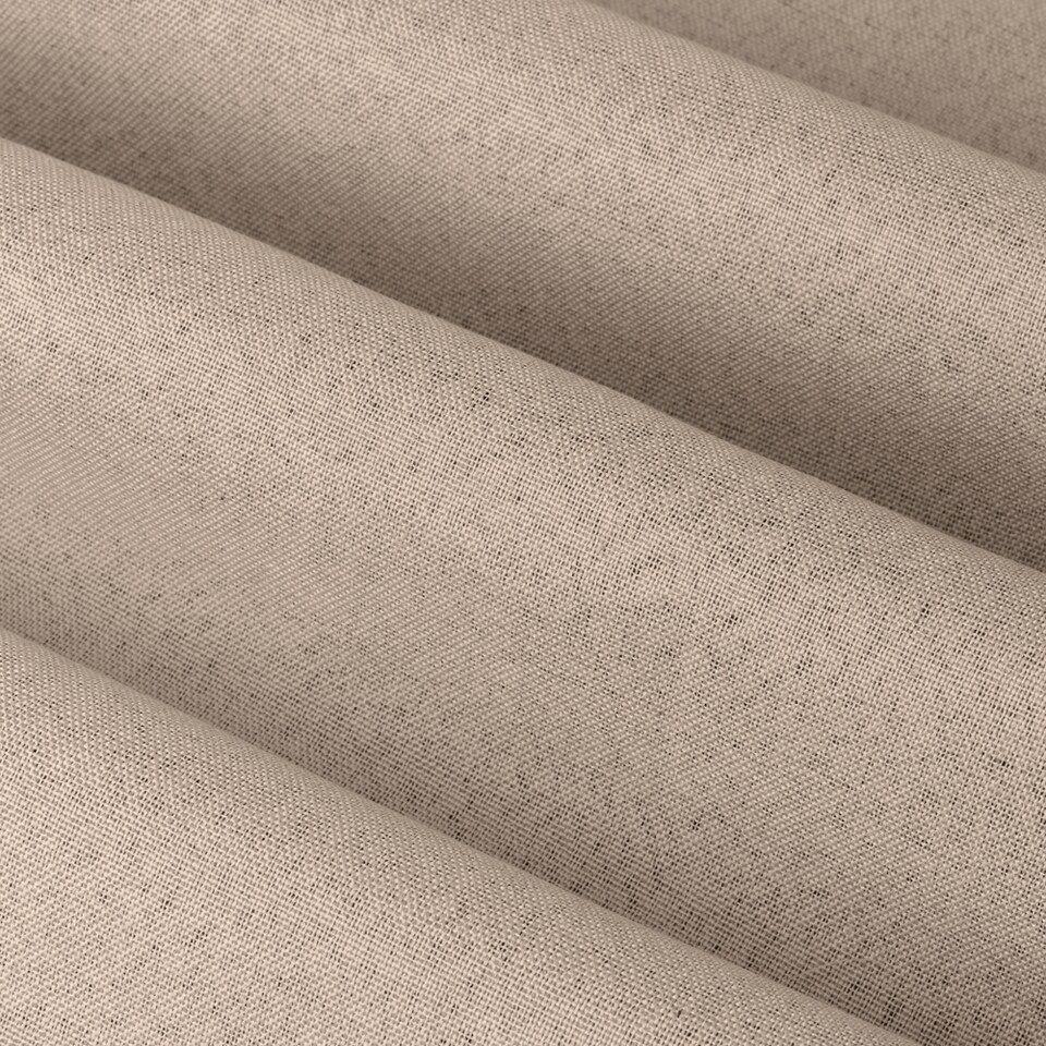image 1 of Furn The Ultimate Blackout Textured Woven Eyelet Curtain Pair | Cream | Natural | 1