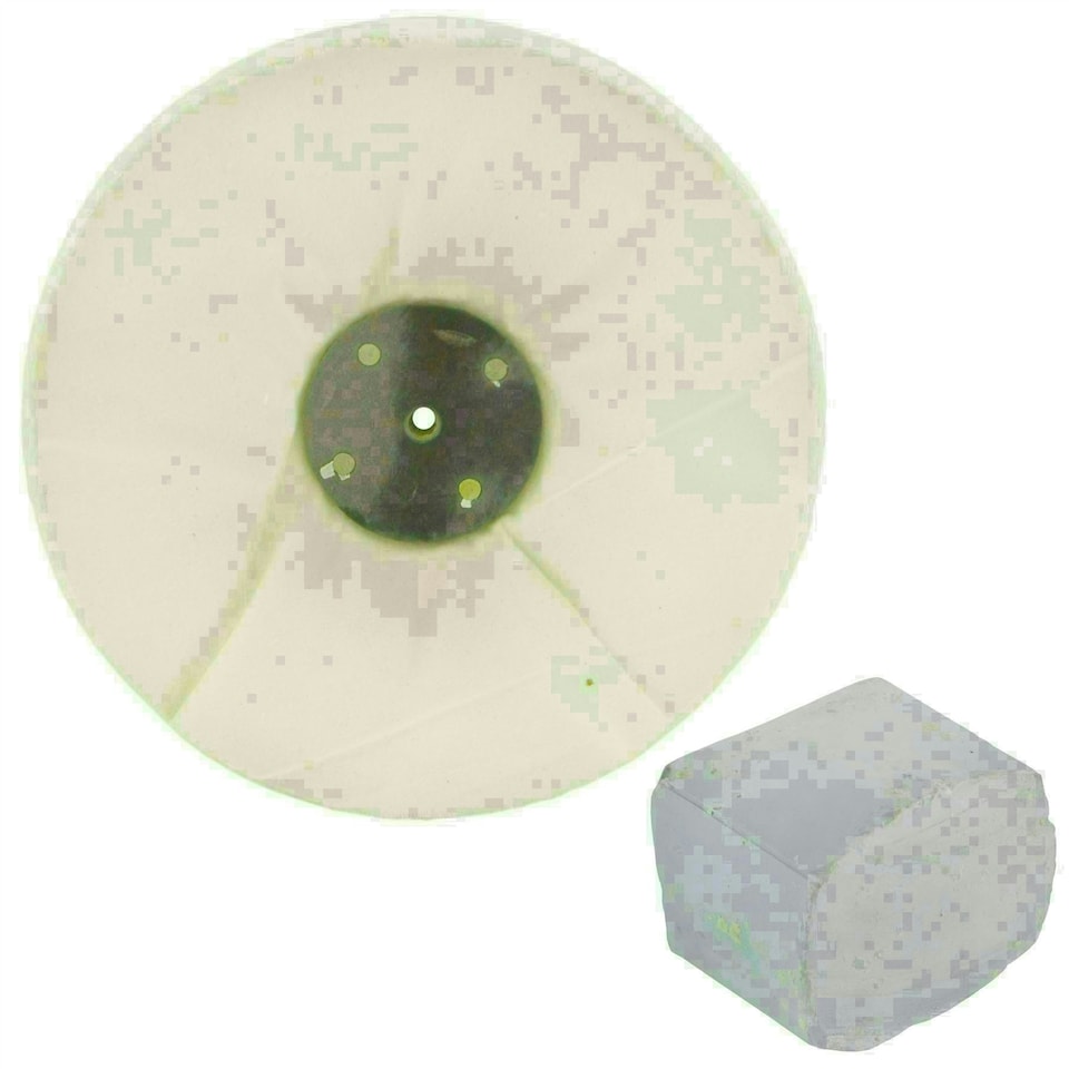 image 1 of G Loose Unstitched Floppy Final Polishing Mop 10" x 2" 4 Row With Compound 250g