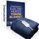 image 1 of Dreamcatcher Deluxe Electric Throw Heated Double Over Blanket Soft Fleece Variable Heat & Timer Settings | Blue | Blue | 1