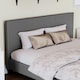 image 4 of Vida Designs Lisbon 4ft6 Double Bed Faux Leather, Grey, 135 x 190cm