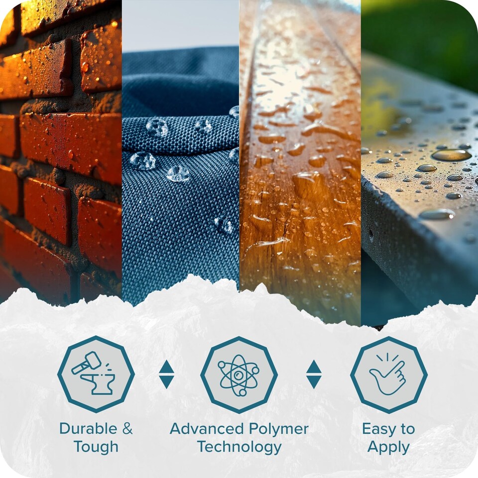 image 1 of Polar Invisible Waterproof Sealer Instant Protection Indoor Outdoor | Clear | Clear | 600 ml | 6