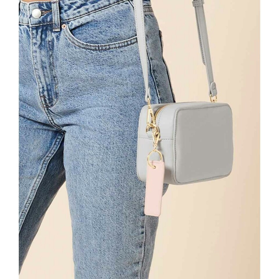 image 1 of Bagbase Boutique Key Clip - Soft Pink/Gold - One Size